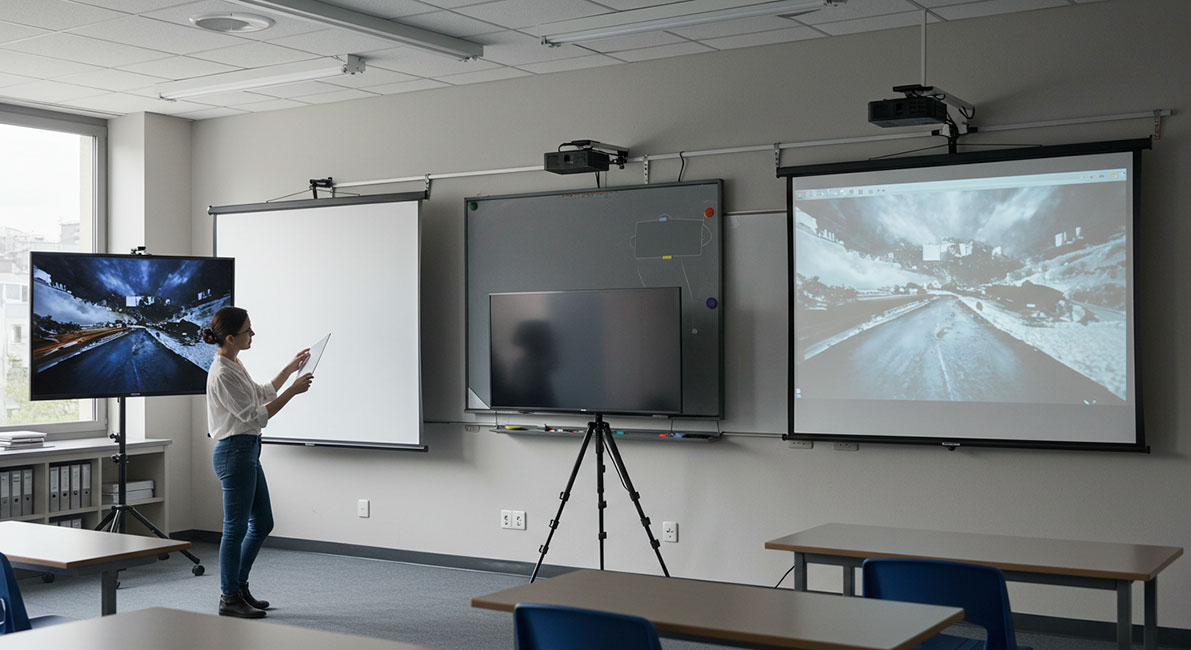 Типы проекционных экранов