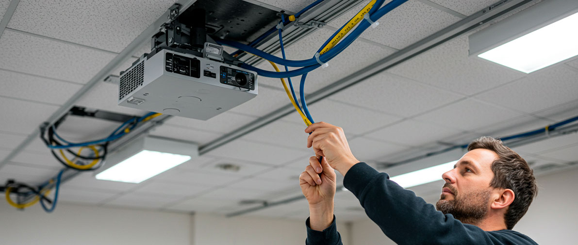 Скрытая прокладка кабелей