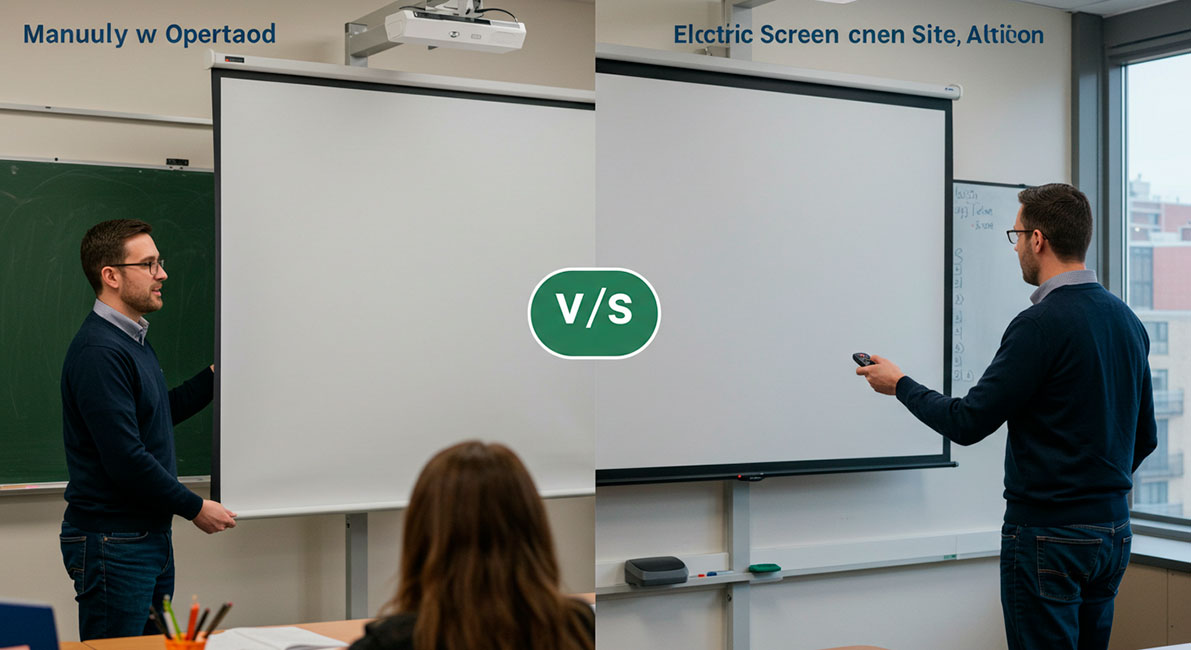 Автоматические vs ручные экраны