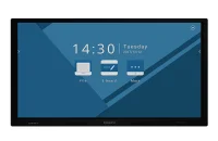 Интерактивная панель с яркостью 400 кд/кв.м, контрастностью 5000:1, разрешением 4K UHD и 65 дюймовым дисплеем.