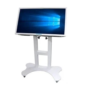 Интерактивная панель с регулируемой стойкой с диагональю 32 дюйма, разрешением FullHD (1920х1080), 20 касаний, приложения для обучения и развития