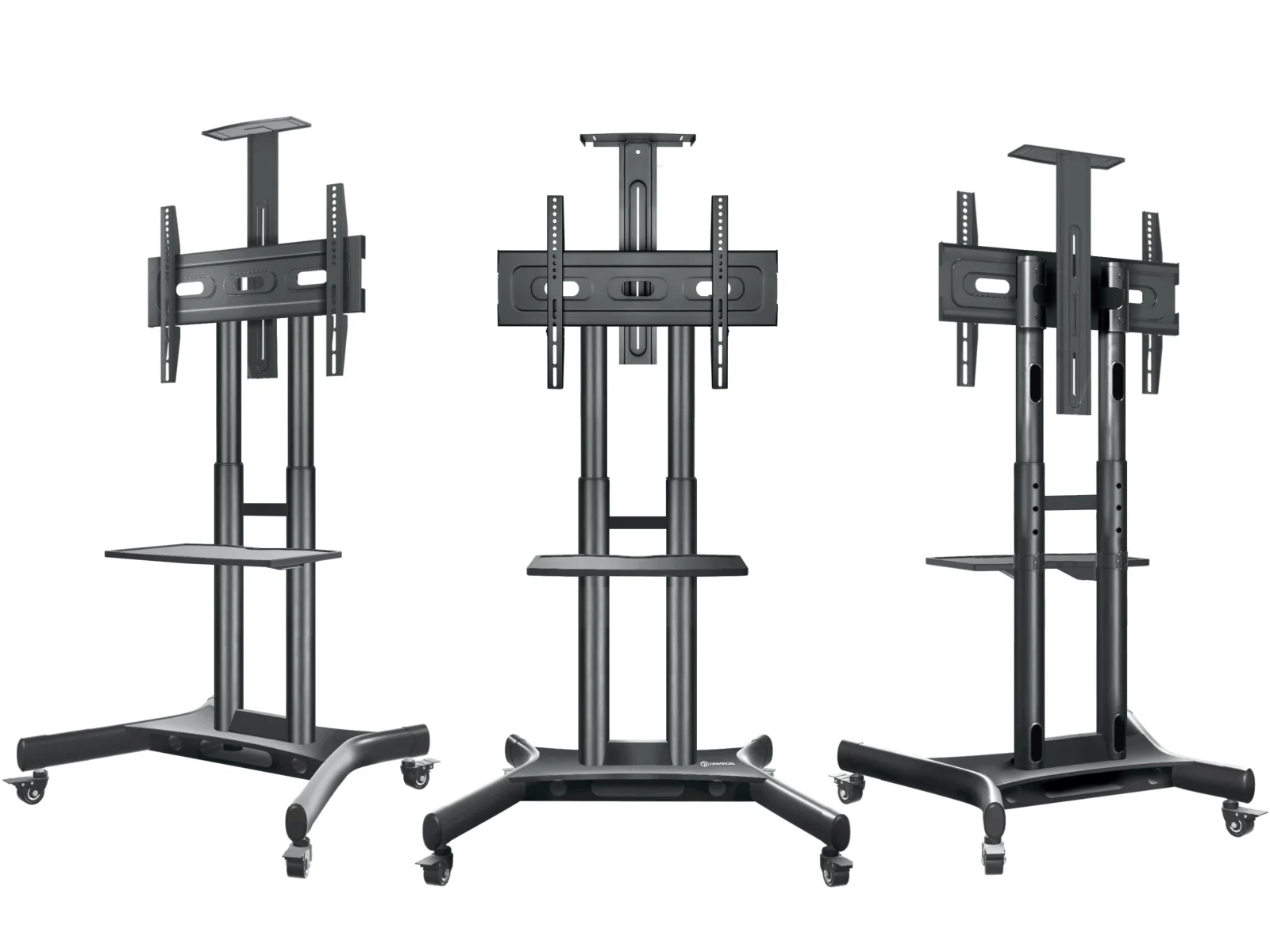 Мобильная стойка ONKRON для телевизора с кронштейном 40"-70",  чёрная TS1551