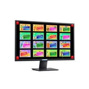 Интерактивная панель с настольной стойкой, диагональю 24 дюйма, разрешением FullHD (1920х1080), 10 касаний, приложения для обучения и развития