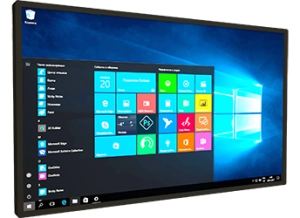 Интерактивная панель с  диагональю 75 дюймов, разрешением 4K UHD 3840x2160, до 20 касаний