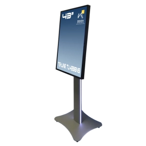 Интерактивная панель с диагональю 43 дюйма, разрешением 1920х1080 и поддержкой 40 касаний