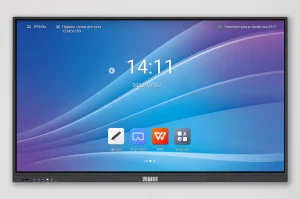Интерактивная панель с диагональю 86 дюймов, разрешением 4K UHD 3840x2160, 20 одновременных касаний, Android 12