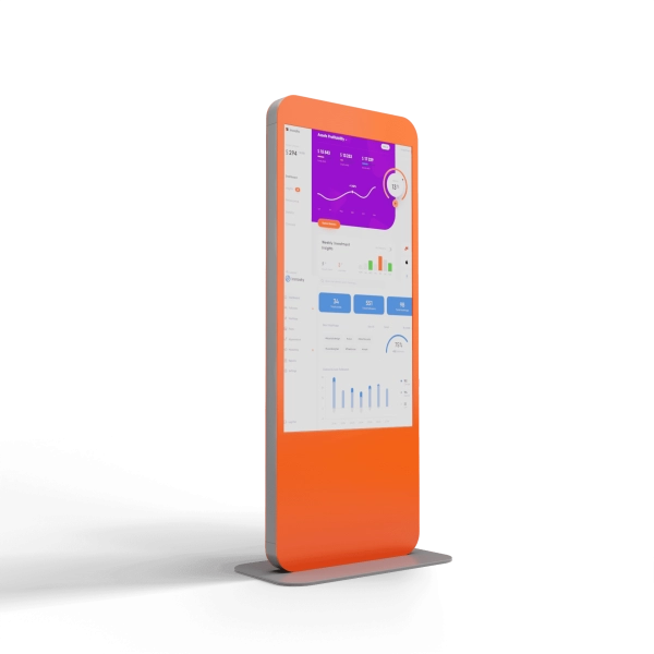 Интерактивный сенсорный киоск Elementos 32" сверхтонкий с фасадным стеклом