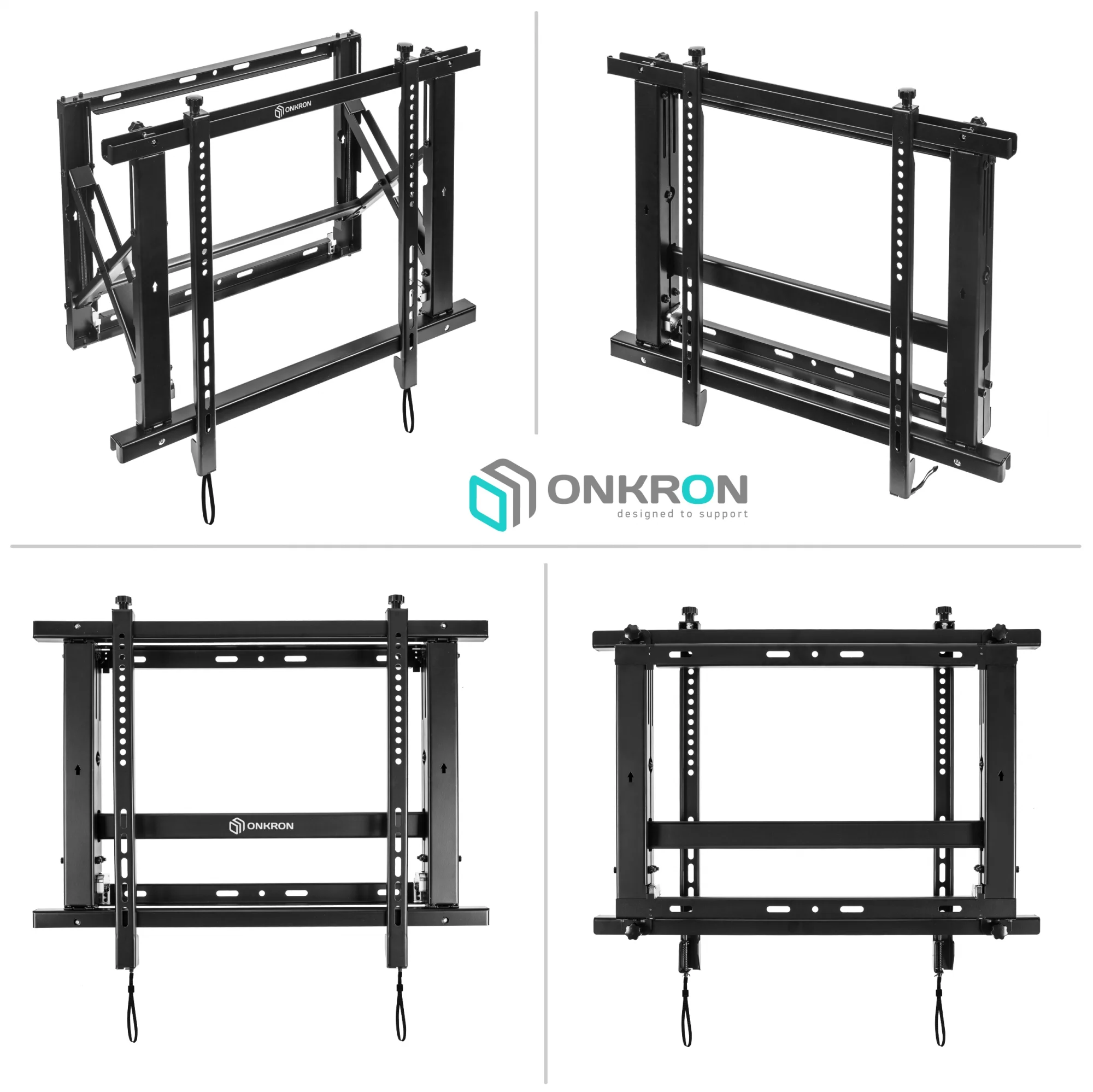 Настенное крепление ONKRON для видеостен 40”-70" PRO7M, чёрный