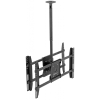 Потолочный кронштейн ONKRON для 2 телевизоров 40”- 80" N3L чёрный