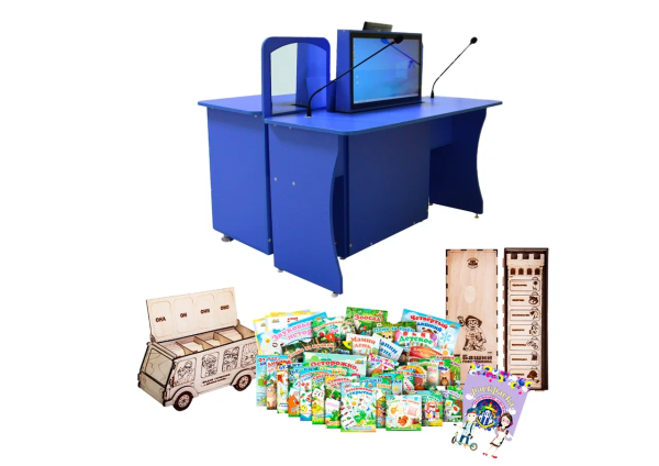 . Интерактивный мультимедийный логопедический комплекс-стол «Logo Prof Plus» из серии «Кисельковое царство»