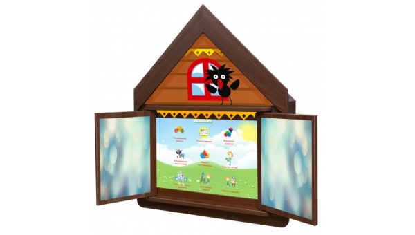 Логопедический комплекс Волшебный Экран Домик Антошки навесной