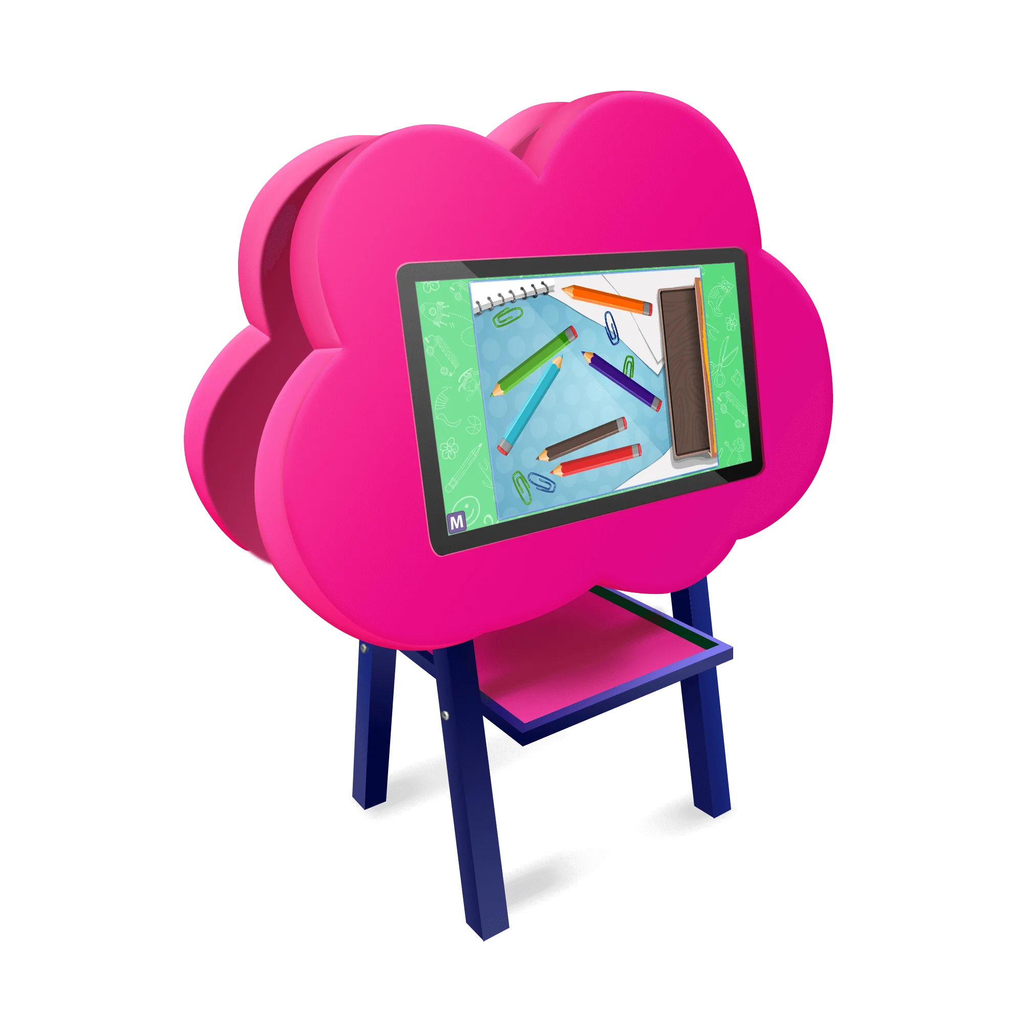 Интерактивный комплекс KidCloud 27P 2 экрана