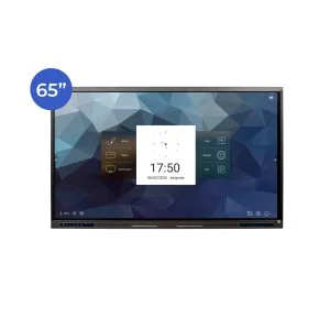Интерактивная панель с диагональю экрана 65 дюймов, разрешение 4K UHD 3840x2160, одновременных касаний 20