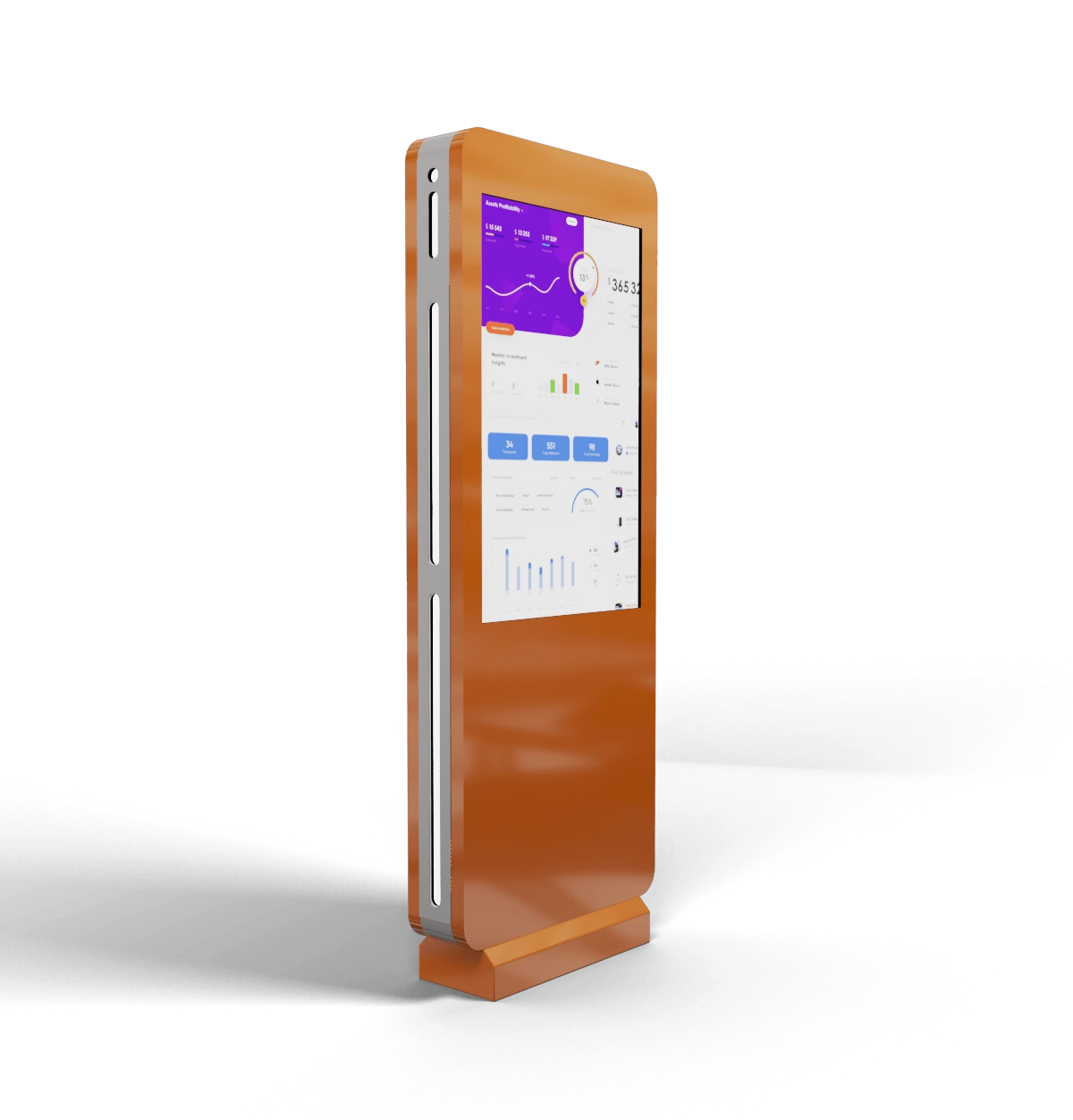 Интерактивный уличный киоск Street Duo Premium 55" двусторонний