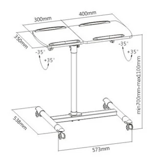 Столик для проектора Classic Solution PT-15 (Quadra-A)