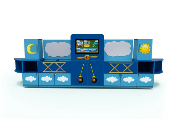 Профессиональный интерактивный логопедический комплекс AVKompleks Logo 46 в форме самолета