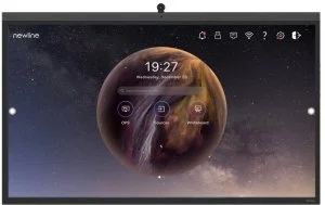 Интерактивная панель с диагональю 65 дюймов, разрешением 4K UHD 3840x2160, количество касаний 20 - Android, 40 - Windows