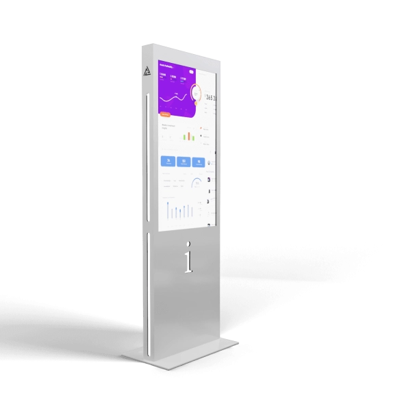 Cенсорный киоск Helper 43" с индукционной петлей и Kiosk Info