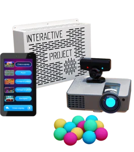 Интерактивная стена Interactive Project "Кидалки-обучалки" без корпуса