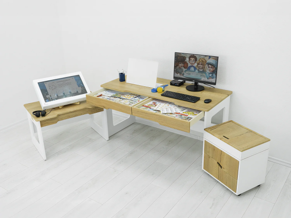 Профессиональный стол логопеда АЛМА Logo Pro