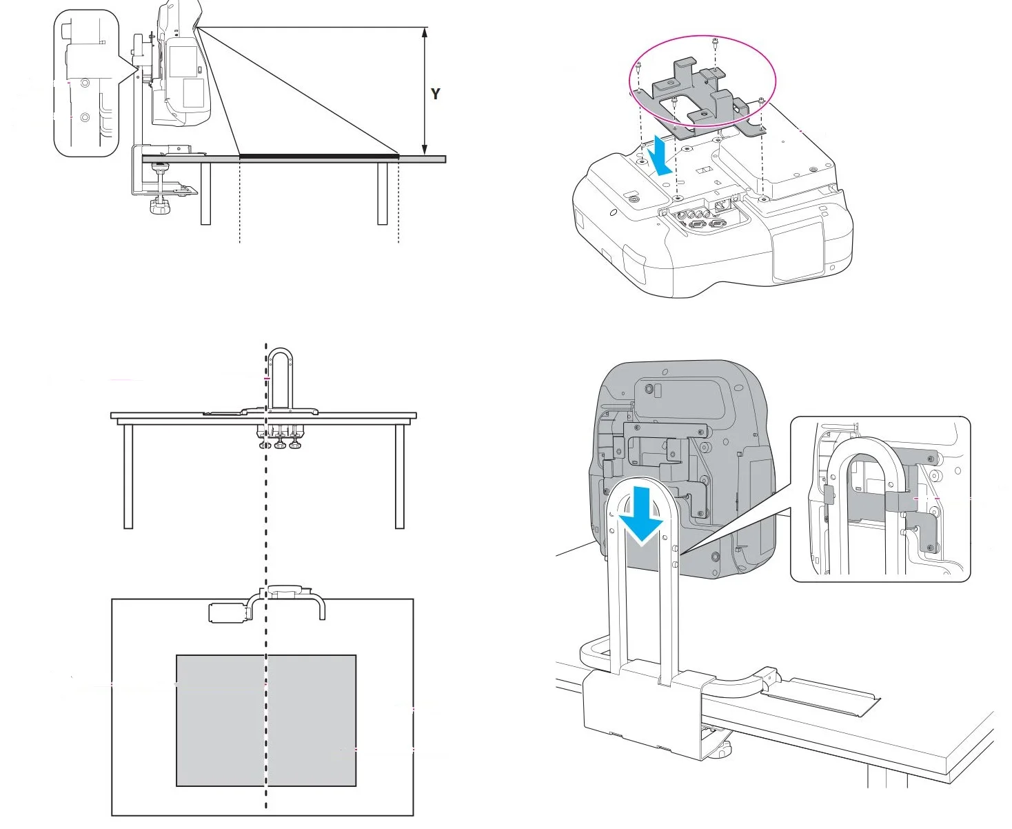 Настольное крепление Epson ELPMB29
