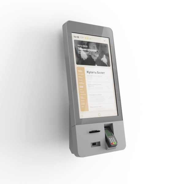 Настенный терминал самообслуживания с термопринтером LIGA group АУРУС 32″