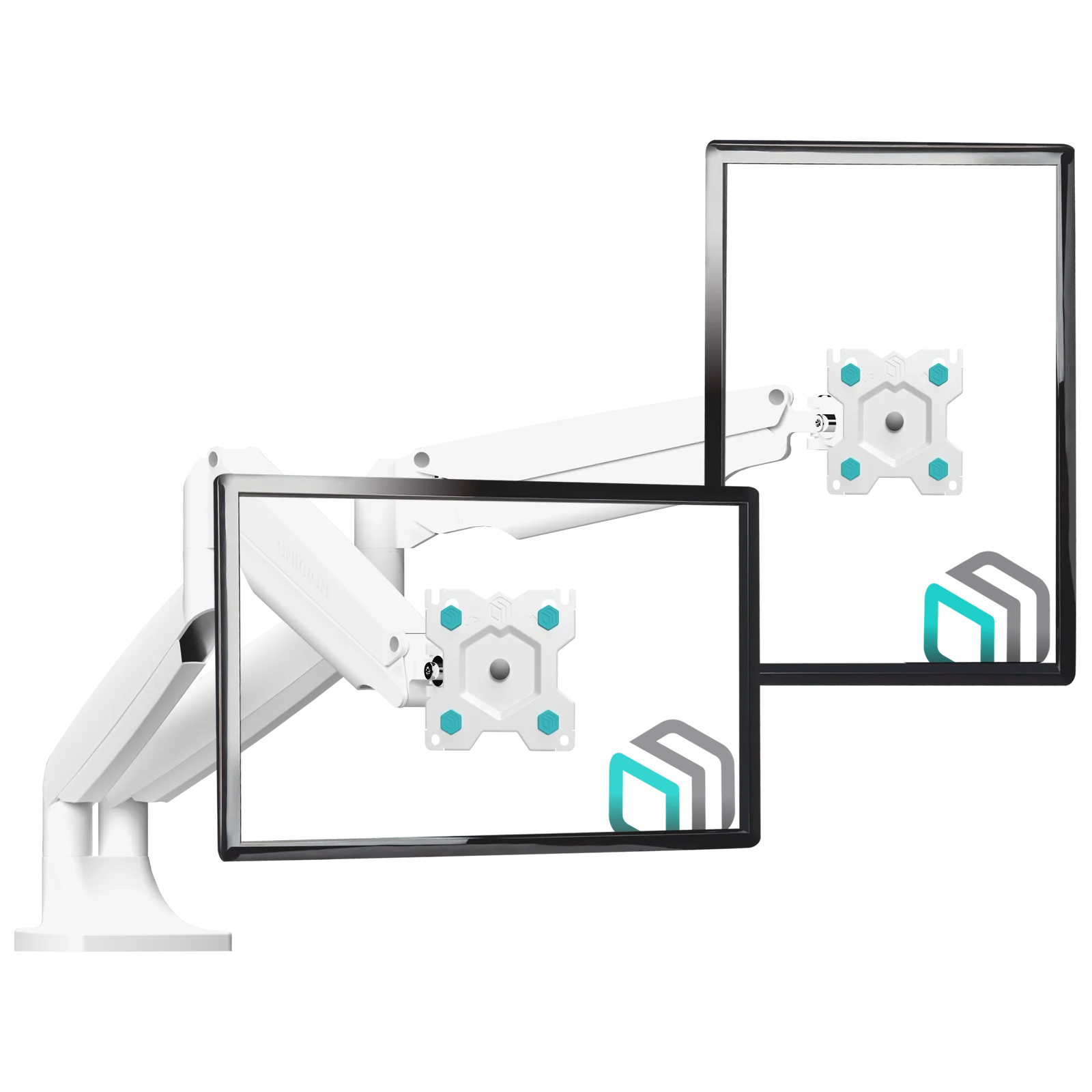 Кронштейн ONKRON для монитора 13"- 32" настольный, белый G200