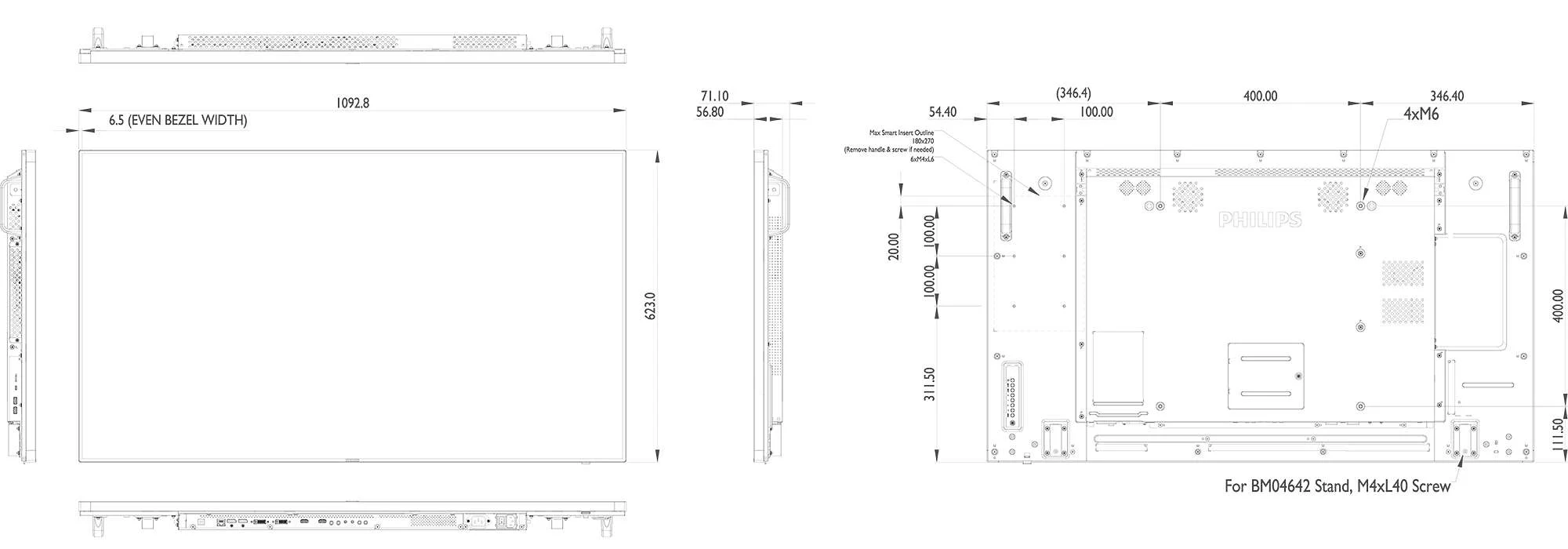 Профессиональная панель Philips 49BDL5057P/00 Профессиональная панель Philips 49BDL5057P/00