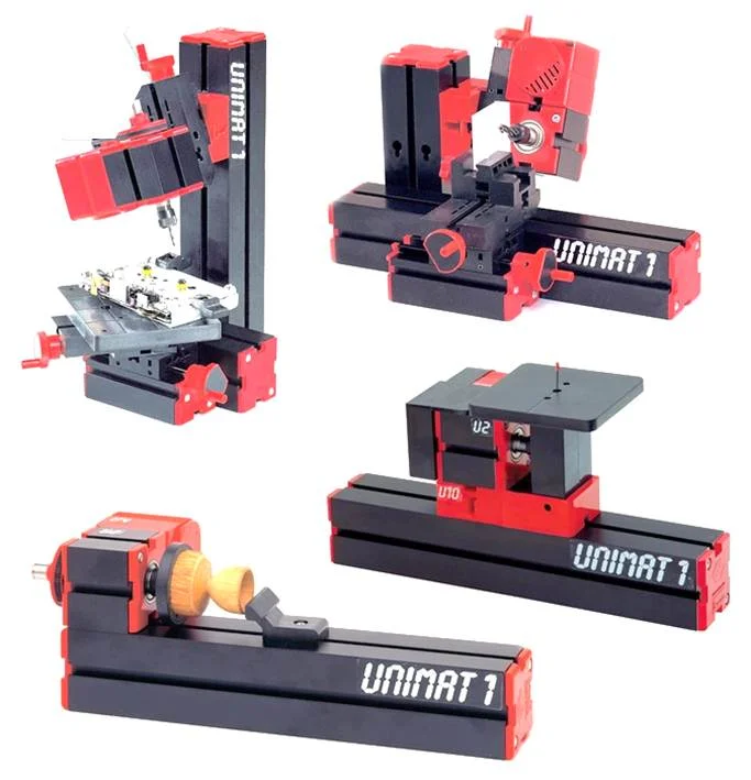 Конструктор модульных станков UNIMAT 1 Basic (4в1). Базовый набор. 160100EDUR