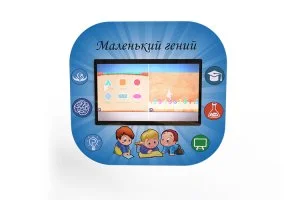 Модель представлена в ярком навесном корпусе с вмонтированным компьютером и 24-дюймовым сенсорным экраном, поддерживающим до 10 одновременных касаний.