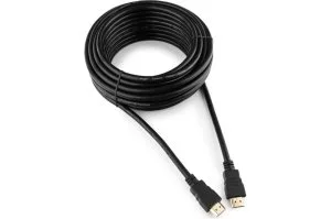 Кабель Cablexpert HDMI-15M, v2.0, 19M/19M, серия Light, 15м, черный, позол, экран, пакет