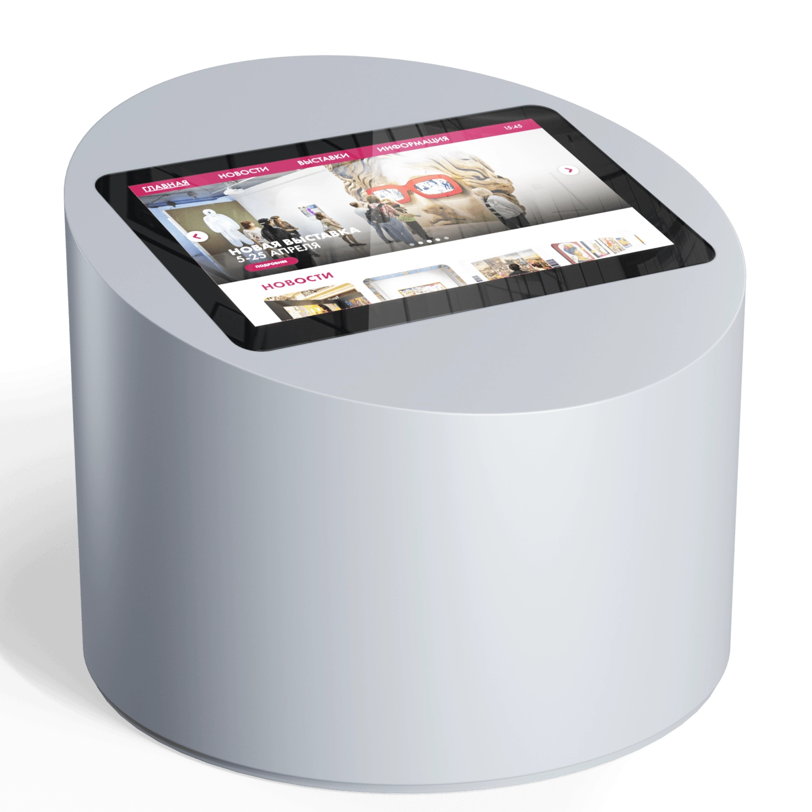 Интерактивный стол из искусственного камня LIGA group МОНО 43″