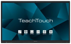 Интерактивная панель с диагональю 75 дюймов, разрешением 4K UHD 3840x2160, количество касаний Android 20, Windows 50
