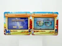 Художественно оформленная конструкция представляет собой две панели, считывающие до 10 одновременных касаний