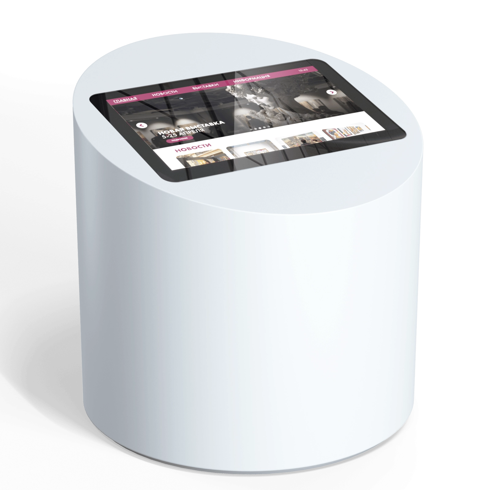 Интерактивный стол из искусственного камня LIGA group МОНО 32″