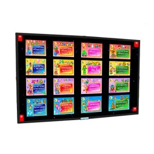 Интерактивная панель с диагональю 32 дюйма, разрешением FullHD (1920х1080), 20 касаний, приложения для обучения и развития