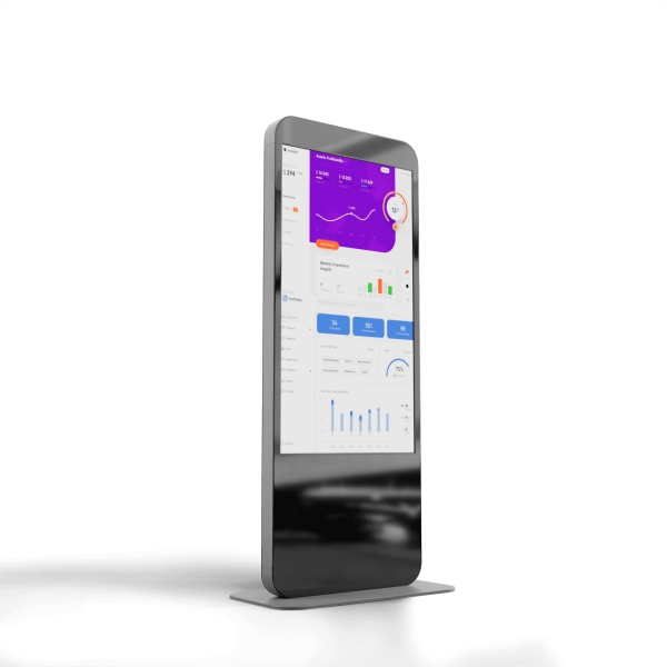 Интерактивный сенсорный киоск Elementos Premium 55" сверхтонкий с фасадным стеклом