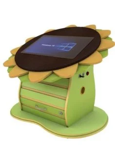 Интерактивный развивающий стол AVKompleks Мulti 2 в форме подсолнуха