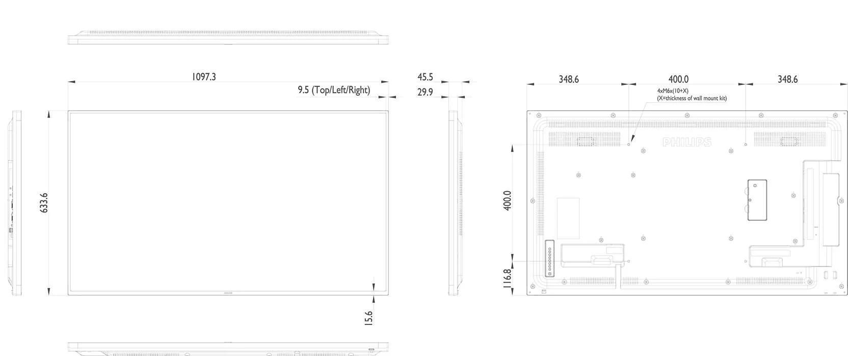 Профессиональная панель Philips 49BDL4050D/00 Профессиональная панель Philips 49BDL4050D/00