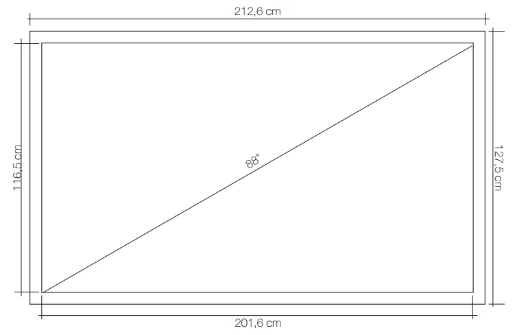 Доска интерактивная MimioBoard 88" 6 TouchBoard