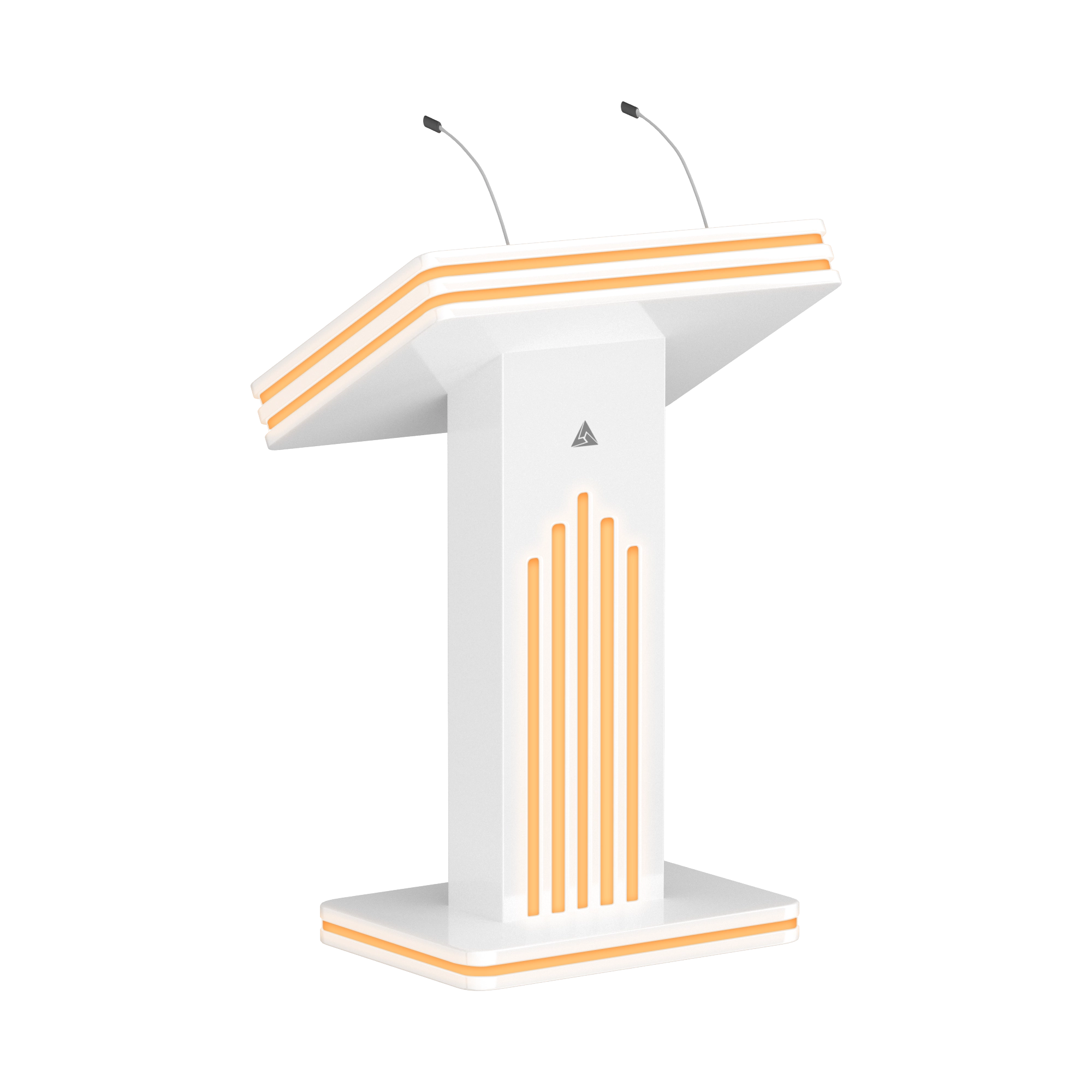 Интерактивная трибуна White Stripes Mini (МДФ) 21,5'