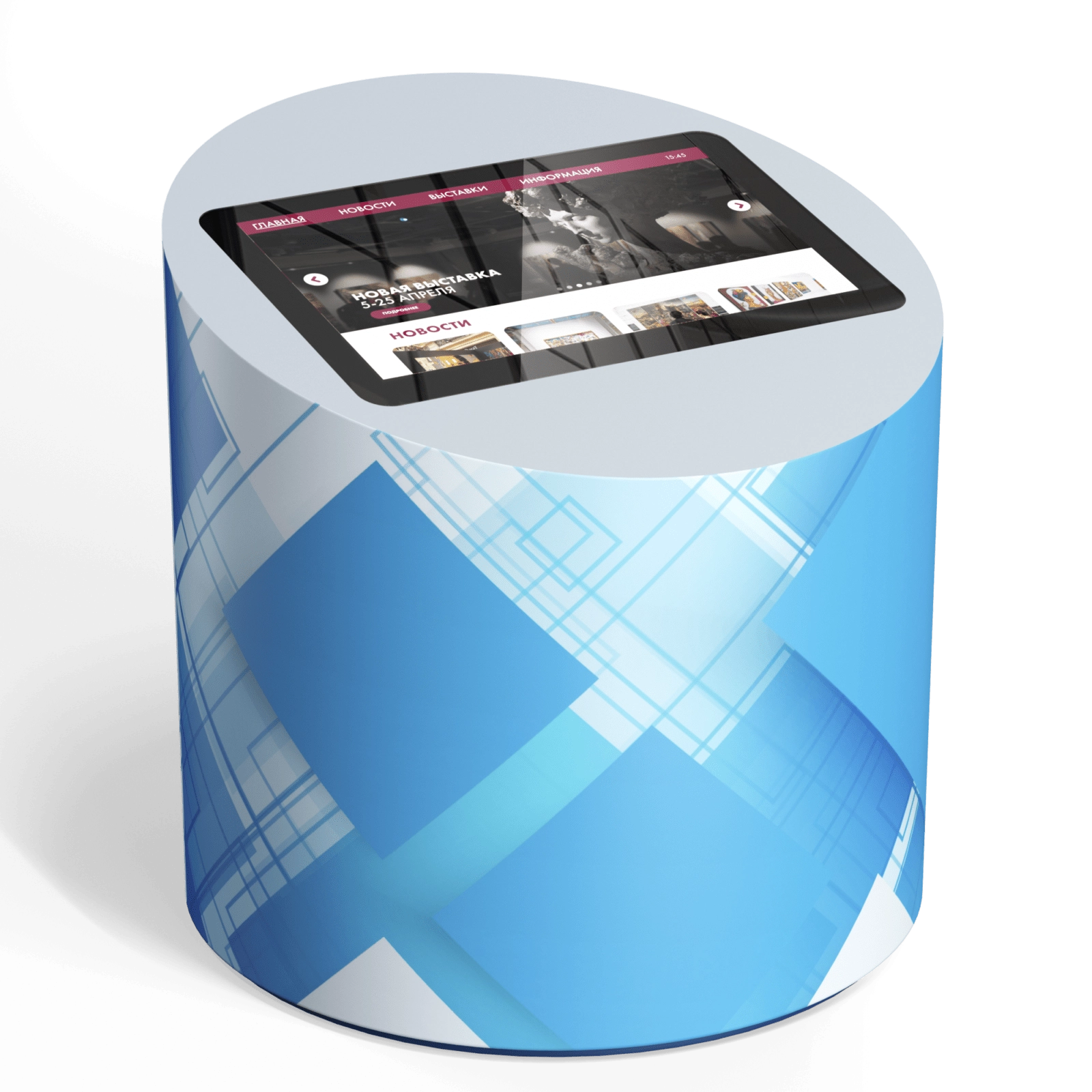 Интерактивный стол из искусственного камня LIGA group МОНО 32″