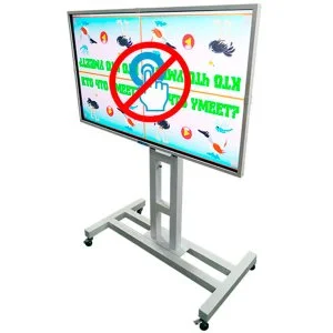 Интерактивная панель на мобильной поворотной стойке с диагональю 65 дюймов, разрешением 3840х2160 (4K UHD), приложения для обучения и развития