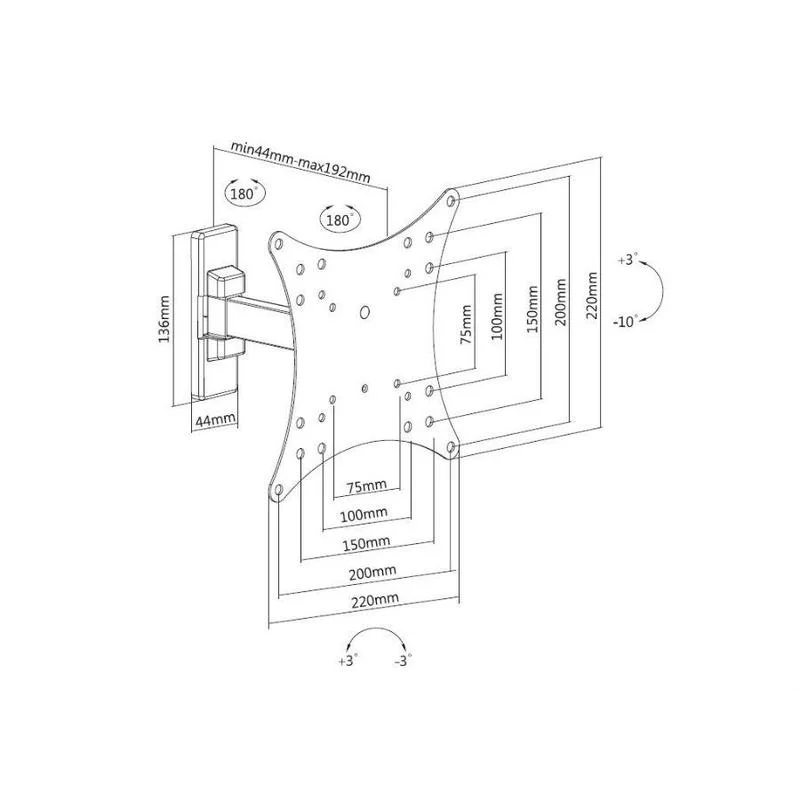 Кронштейн настенный Digis DSM-2621