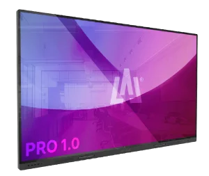 Интерактивная панель с диагональю 65 дюймов | разрешение 4K UHD 3840x2160 | 20 одновременных касаний | ОС ROSA