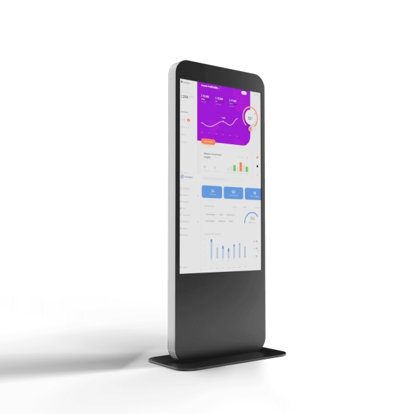 Интерактивный сенсорный киоск Elementos 43" сверхтонкий с фасадным стеклом