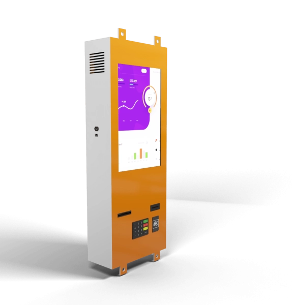 Встраиваемый сенсорный киоск для сбора пожертвований Nautilus с термопринтером 27"