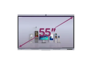 Интерактивная панель с диагональю 55 дюймов, разрешением UHD 4K 3840х2160, поддержкой 20 касаний, Android 13