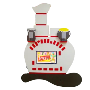 Интерактивная развивающая настенная панель с диагональю экрана 23.6 дюйма, разрешение 1920х1080, OPS