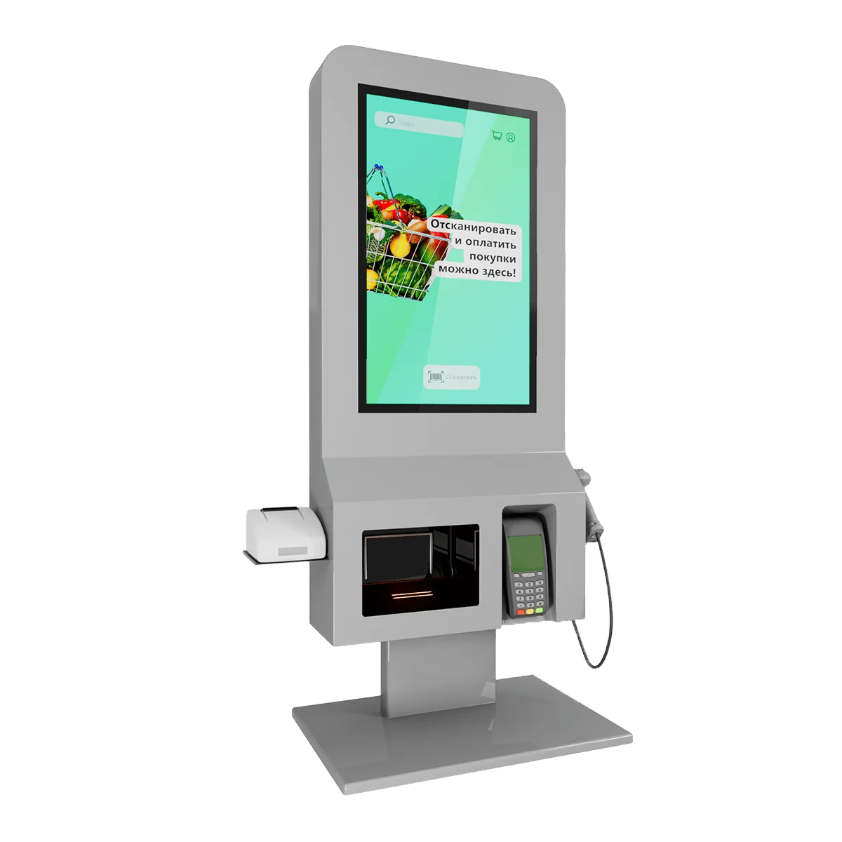 Настольный терминал самообслуживания LIGA group ПЭЙД 24"
